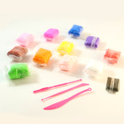 Kids 12 Color Antibacterial Super Clay Set For Creative Play (1 Set) thumbnail 4