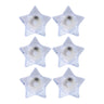 Flameless Star-shaped Led Candles (6 Pc  Set)