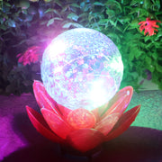 Crystal Ball Lotus Led Decorative Light (1 Pc) thumbnail 5