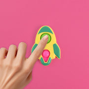Rocket Shaped Dimple Keychain Toy (1 Pc) thumbnail 2