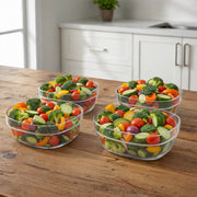 Transparent Multipurpose Serving Bowl Set (4 Pc Set) thumbnail 1