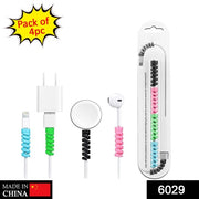 6029 Spiral Charger Spring Cable Protector Data Cable Saver thumbnail 7