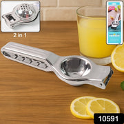 Supermom 2-in-1 Heavy Duty Stainless Steel Lemon Squeezer With Built-in Bottle Opener thumbnail 6