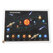 Wooden Solar System Puzzle For Kids - (1 Set) thumbnail 1