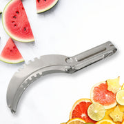 10053 3in1 Stainless Steel Watermelon Cantaloupe Slicer Knife Corer Fruit Vegetable Tools Kitchen (1 Pc) thumbnail 1