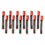Premium Permanent Red Marker Pen Set (12 Pcs Set) thumbnail 1