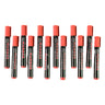 Premium Permanent Red Marker Pen Set (12 Pcs Set)