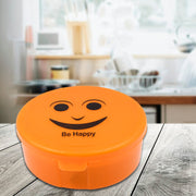 Smily Plastic Lunch Box Small Box With 2in1 Spoon Pack Of 1 thumbnail 2