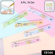 Premium Cute Cartoon Plastic Ruler Set For Kids (5 Pc) thumbnail 5