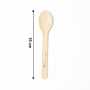 160mm Wooden Spoon  30 Pcs Pack thumbnail 2