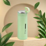 6955 Outdoor Sport Water Bottle 400ml Leak Proof Bpa-free For Travel Cold And Hot Water Glass Water Bottle With Daily Water Intake For Gym And Children (Moq -100 Pc) thumbnail 1
