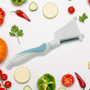 5749 Multipurpose Peeler Brush Vegetable Peeler With Brush Multifunctional Fruits And Vegetable Cleaning Brush Stainless Steel Potato Peelers Home Kitchen Peeler With Long Handle (1 Pc ) thumbnail 1