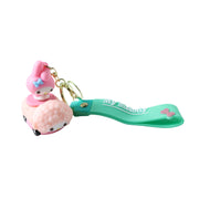 Cute Cartoon Character Silicone Keychain (1 Pc) thumbnail 3