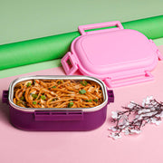 Insulated Testy Stainless Steel Leakproof Lunch Box With Spoon (1 Set) thumbnail 1