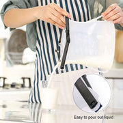 5985  Reusable Silicone Food Storage Bag 3 Bag Set Leakproof Lock Reusable Flat Bottom Freezer Bags Sandwich Bags  Silicone Food Grade Kids Snack Bags  Bpa Free Microwave Dishwasher Safe thumbnail 1