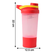 Supermom  Premium Booster Gym Shaker Bottle With Mixing Ball (550ml  1 Pc) thumbnail 2