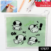 17577 Reusable Multipurpose Pouch Pen Pencil Stationary Case Travel Boys  Girls Pouch With Zip For Travel School Stationary (1 Pc) thumbnail 6