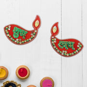 Traditional Decorative Shubh Labh Door Hanging (6 Pc  1 Set) thumbnail 3