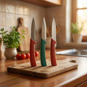 Multipurpose Kitchen Fruit  Vegetable Cutting Knife Set (Pack Of 3) thumbnail 5