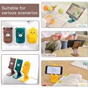 0216 Cute Cartoon Design Multi-angle Adjustable Foldable Mobile Stand thumbnail 2