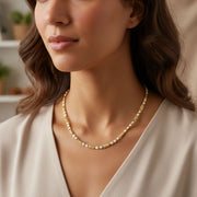 Gold-tone Designer Chain Necklace (1 Pc) thumbnail 2