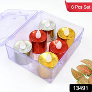 Electrical Candles Diya Led Tea Light (6 Pcs Set) thumbnail 5