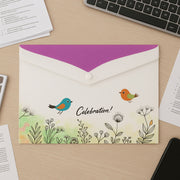 Mix Design A4 Printed Document Folder With Decorative Button Closure (1 Pc) thumbnail 2