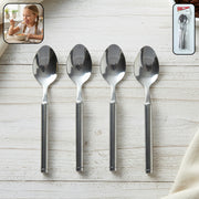 Stainless Steel Dinner Spoon Set (4 Pc Set) thumbnail 1