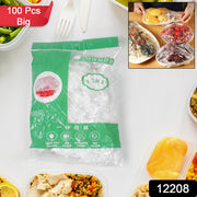 Disposable Elastic Food Storage Covers Bag (100 Pcs Set  Big) thumbnail 7