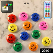 Colorful Smiley Face Magnetic Buttons Set (12 Pc Set) thumbnail 7