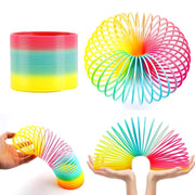 17744 Rainbow Spring Rainbow Spring Toys Slinky Slinky Spring Toy Toy For Kids For Kids Adults Of All Age Group For Birthdays Compact And Portable Easy To Carry (1 Pc) thumbnail 1