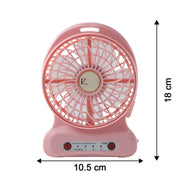 Portable Usb Rechargeable Desk Fan (1 Pc) thumbnail 4