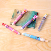 Cute Character Design 10-in-1 Multicolor Ball Pen (1 Pc) thumbnail 5