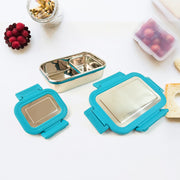 Apex Jerry Lunch Box Premium Stainless Steel Food Container (2 Pc  700+200 Ml Approx) thumbnail 2
