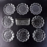 9 In 1 Plastic Bowl With Serving Tray  Plates Set thumbnail 3