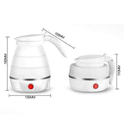 2137 Silicone Foldable Collapsible Electric Water Kettle Camping  Boiler thumbnail 1
