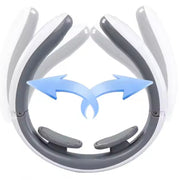 2 Heads Smart Electric Neck And Back Pulse Massager (1 Pc  Mix Design) thumbnail 2