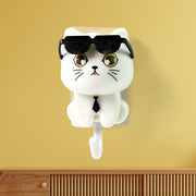 Cat Hook For Wall Cute Cat Key Hook With Sunglasses (1 Pc) thumbnail 3
