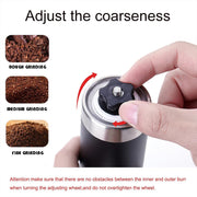 Portable Stainless Steel Manual Coffee Grinder (1 Pc) thumbnail 1