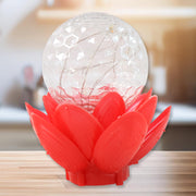 Crystal Ball Lotus Led Decorative Light (1 Pc) thumbnail 3