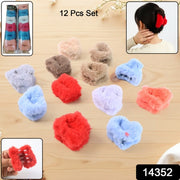 Small Hair Claw Clips Plastic Fluffy Hair Claw Hair Hair Accessories (12 Pcs Set) thumbnail 5