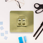 7434 Adhesive Sticky Waterproof And Oil Proof Reusable Wall Utility Seamless Wall Hook thumbnail 3