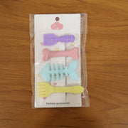 Cute Food Shape Hair Clip Set (4 Pc) thumbnail 6