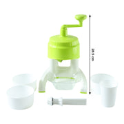 Manual Hand Crank Ice Crusher Snow Maker Machine (1 Set Mix Color) thumbnail 4