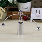 7875 Mini Steel Balance Toy Decoration Pendulum Newton Cradle Balance Ball Tumbler Desk Toy Metal Man Home Home Decoration Crafts thumbnail 6