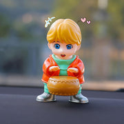 Creative Solar Drummer Car Aromatherapy Solar Powered Car Air Freshener (1 Pc) thumbnail 4