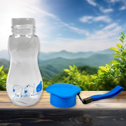 Transparent Travel Portable Water Bottle With Carry Straps (280 Ml  1 Pc) thumbnail 2