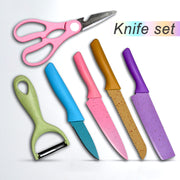 2948 Corrugated 6pc Kitchen Knife Set Professional Box Knife Set 6 Piece Forged Kitchen Knives With Box. thumbnail 6