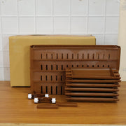 Multipurpose Plastic 4 Layer Storage Rack With Wheels thumbnail 6
