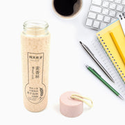 12534 Outdoor Sport Water Bottle 350ml Leak Proof Bpa-free For Travel Cold And Hot Water Glass Water Bottle With Daily Water Intake For Gym And Children (350ml) thumbnail 1